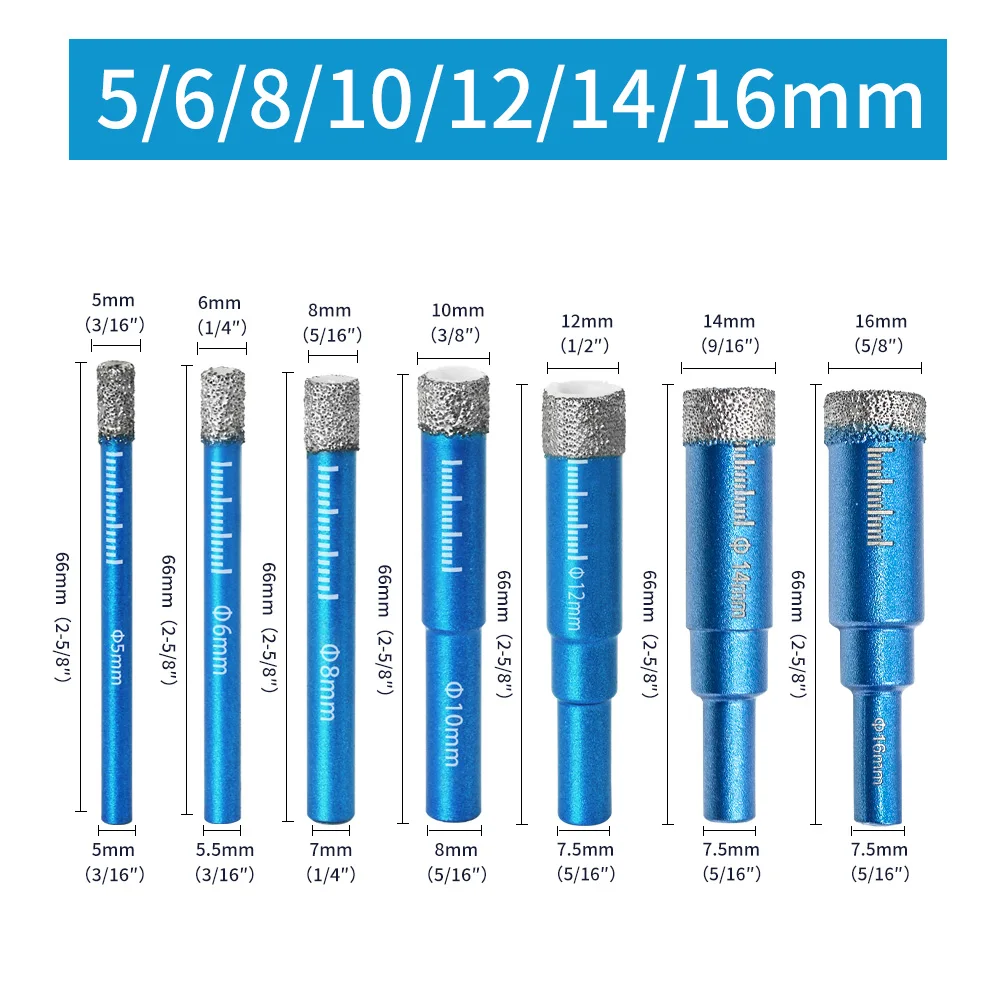 Tile Cutter Electric - Diamond Brazed Dry Drilling Bit Porcelain