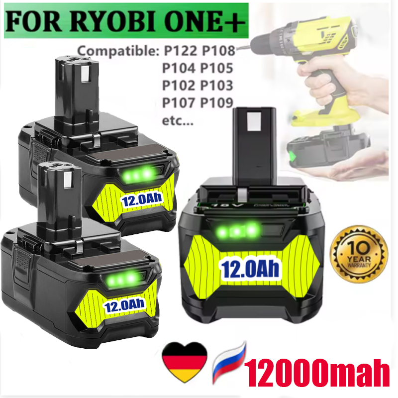 Power Tools Plus - For RYOBI 18V P108 Battery One+
