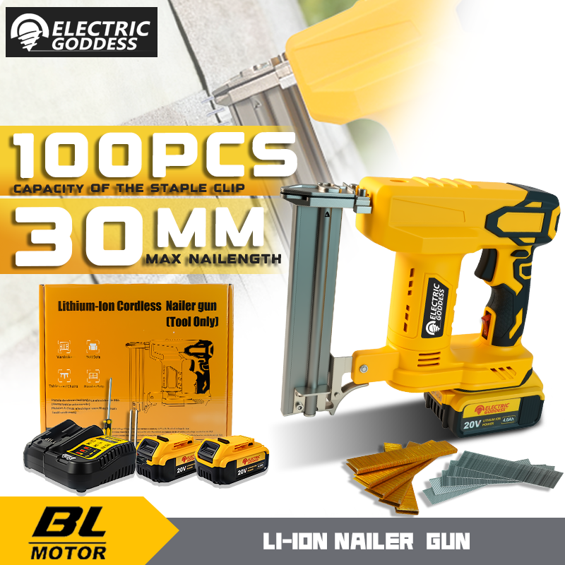 Nail Gun Brad - Electric Goddess Cordless 30mm Brad Nail