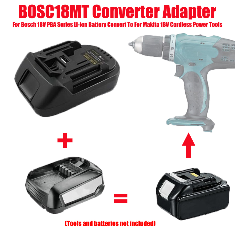 Power Tools Bosch - BOSC18MT Battery Adapter Converter for Bosch