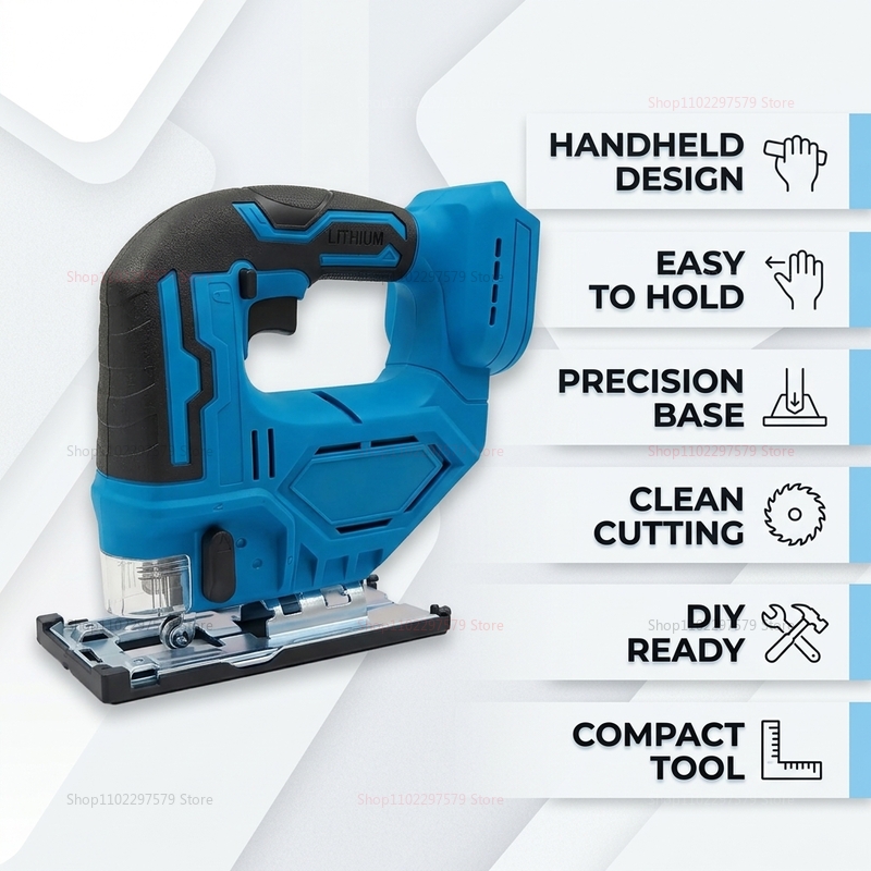 Tile Cutter Electric - 3000RPM Cordless Electric Jigsaw Curve Saw