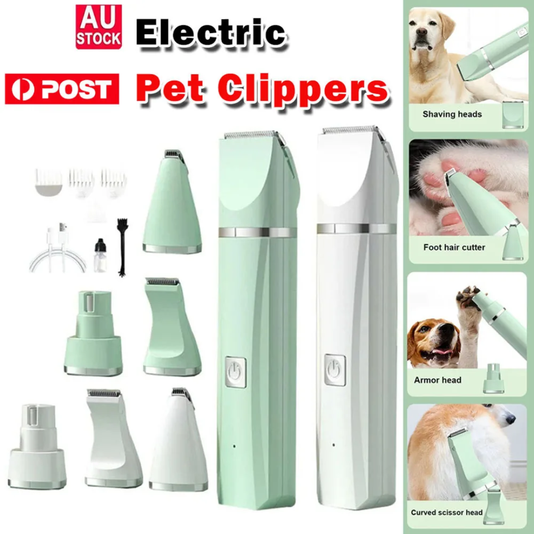 Power Tools Cat - Professional 4-in-1 Electric Pet Grooming Tool
