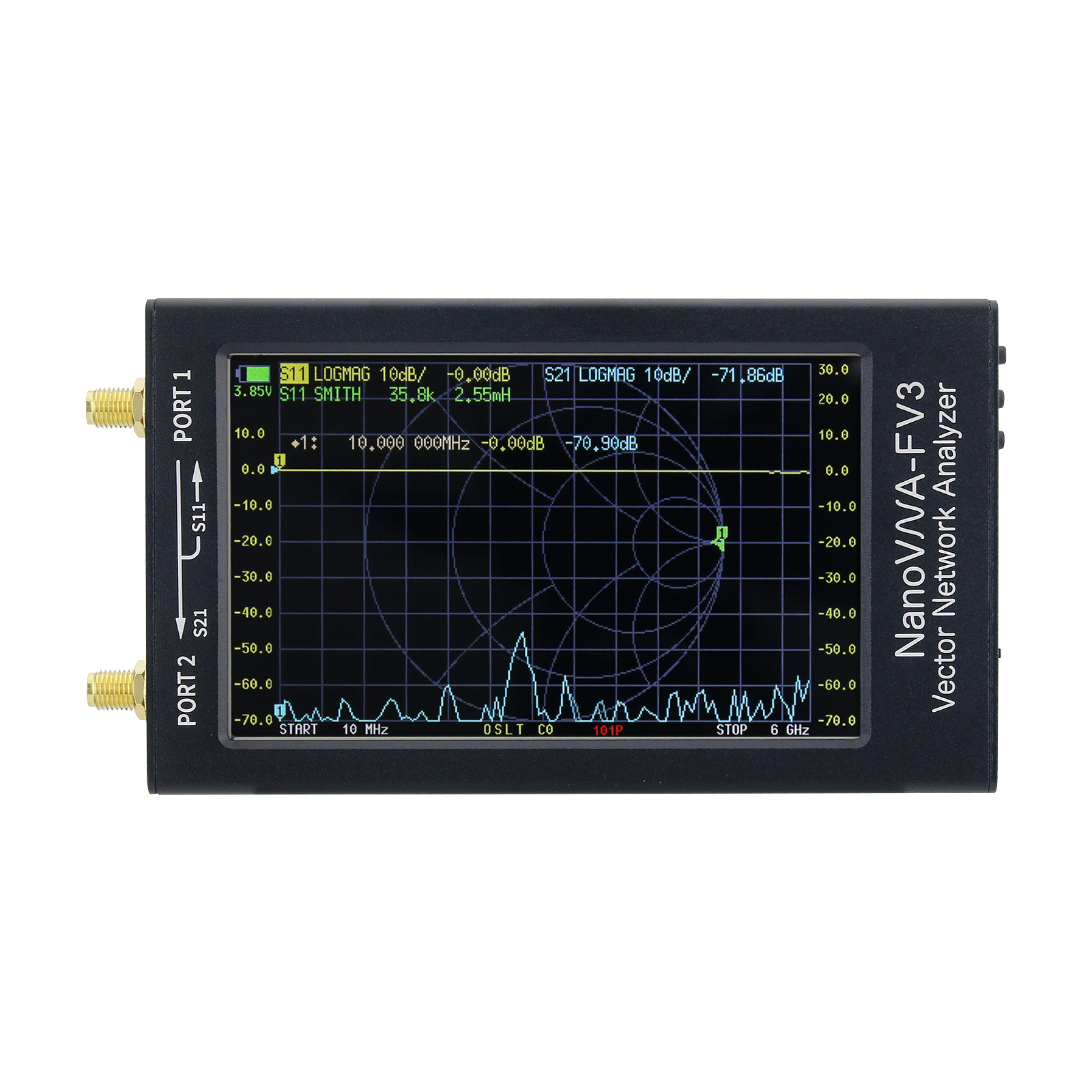 NanoVNA-F V3 1MHz-6GHz Portabl – Power Tools Vector recenzja i cena