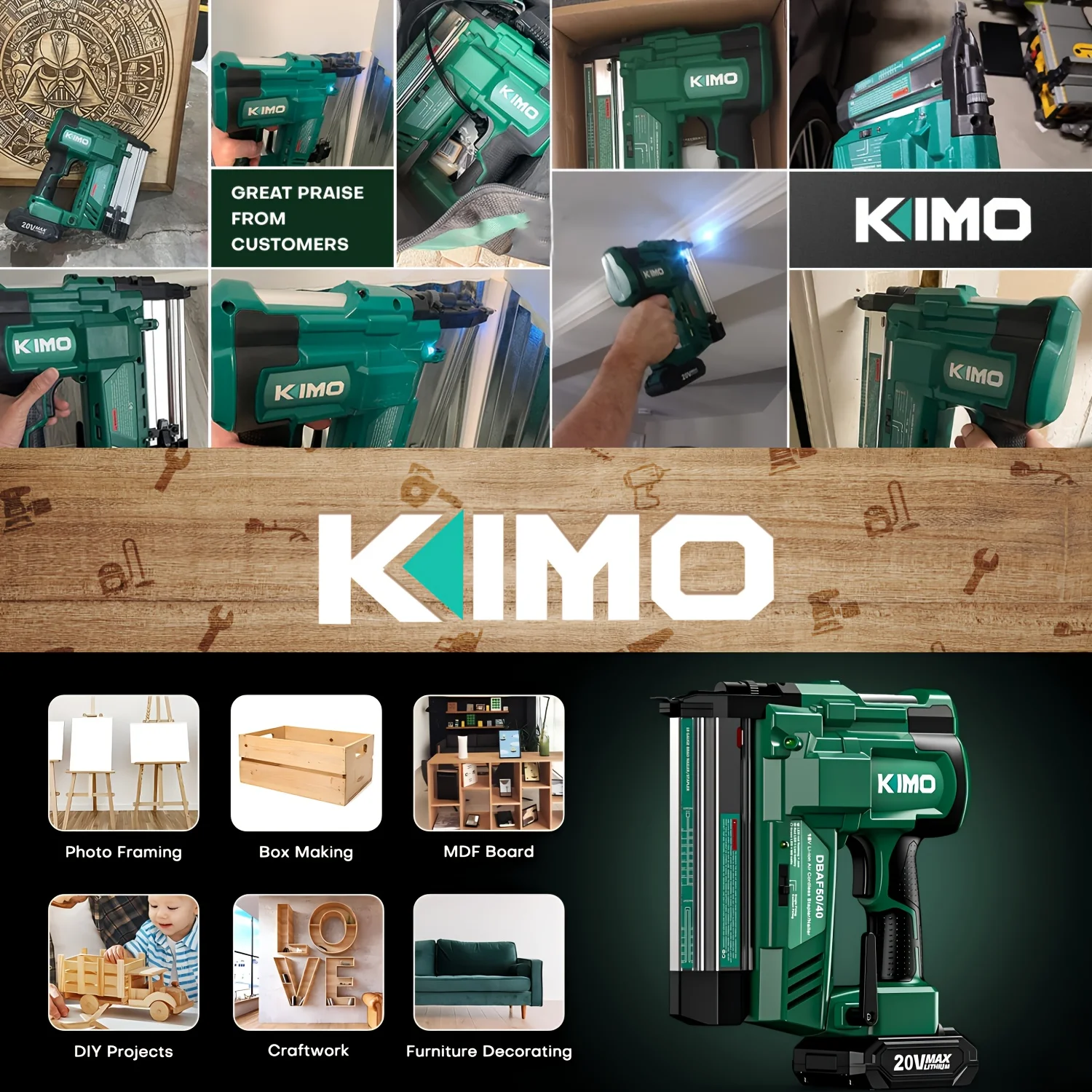 KEEHOME KIMO 18 Gauge Nail Gun – Nail Gun Brad recenzja i cena