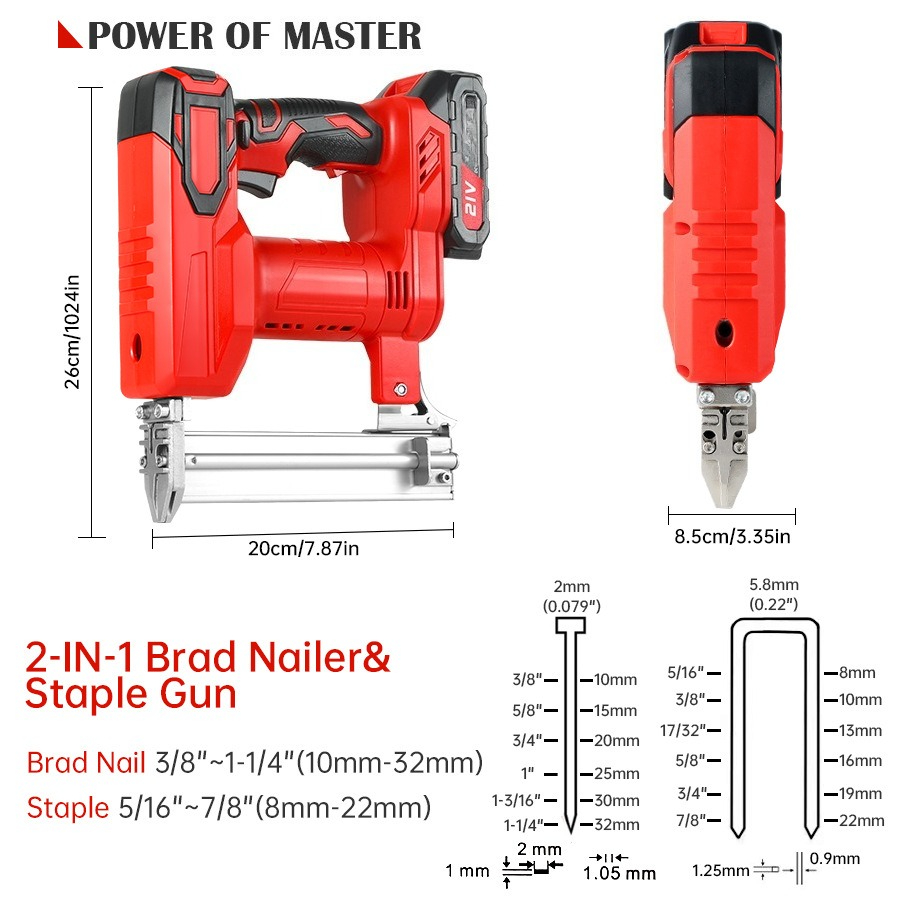 Cordless Nail Gun X-F32/9022,  – Nail Gun Brad recenzja i cena