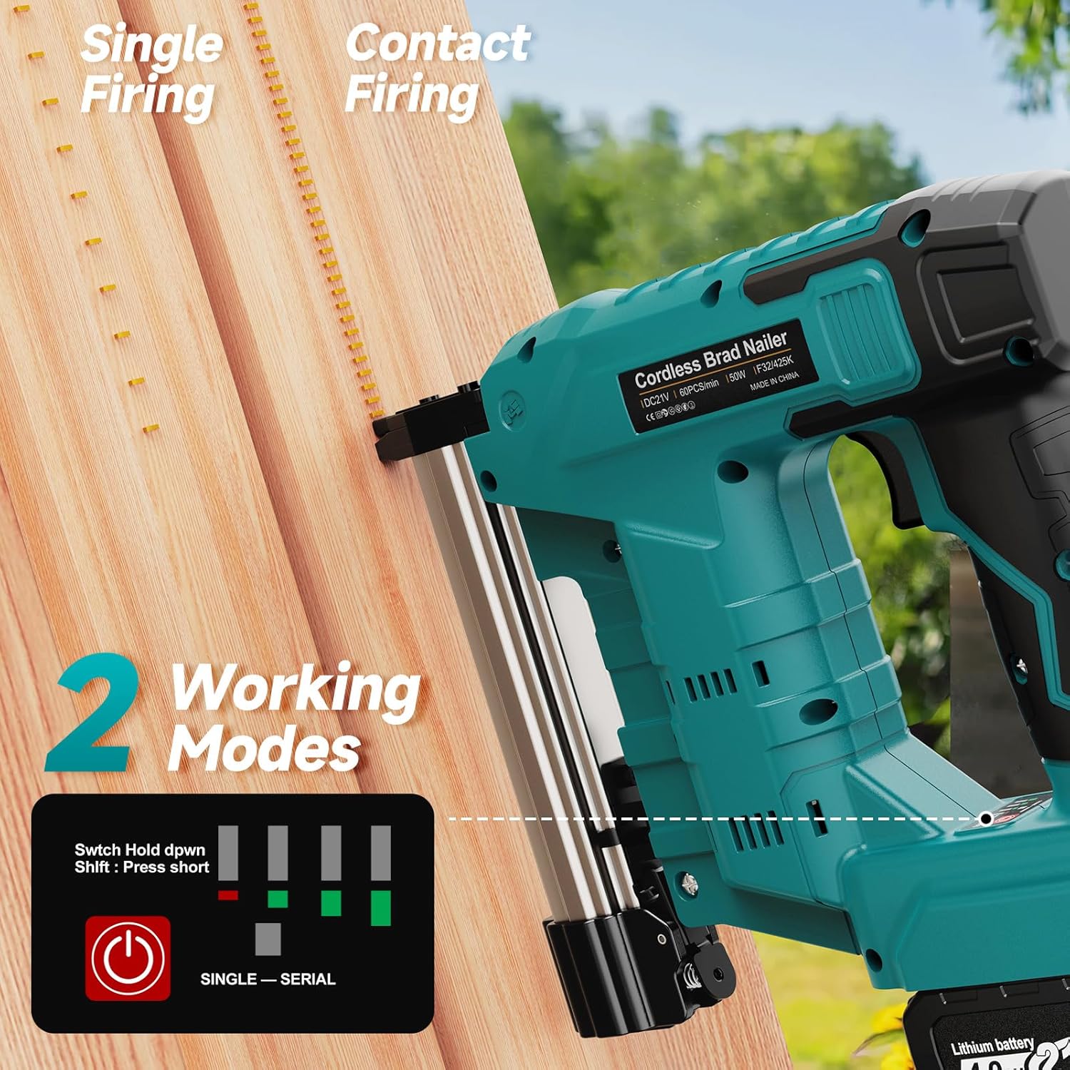 Brushless Brad Nail Gun 2 in 1 – Nail Gun Brad recenzja i cena
