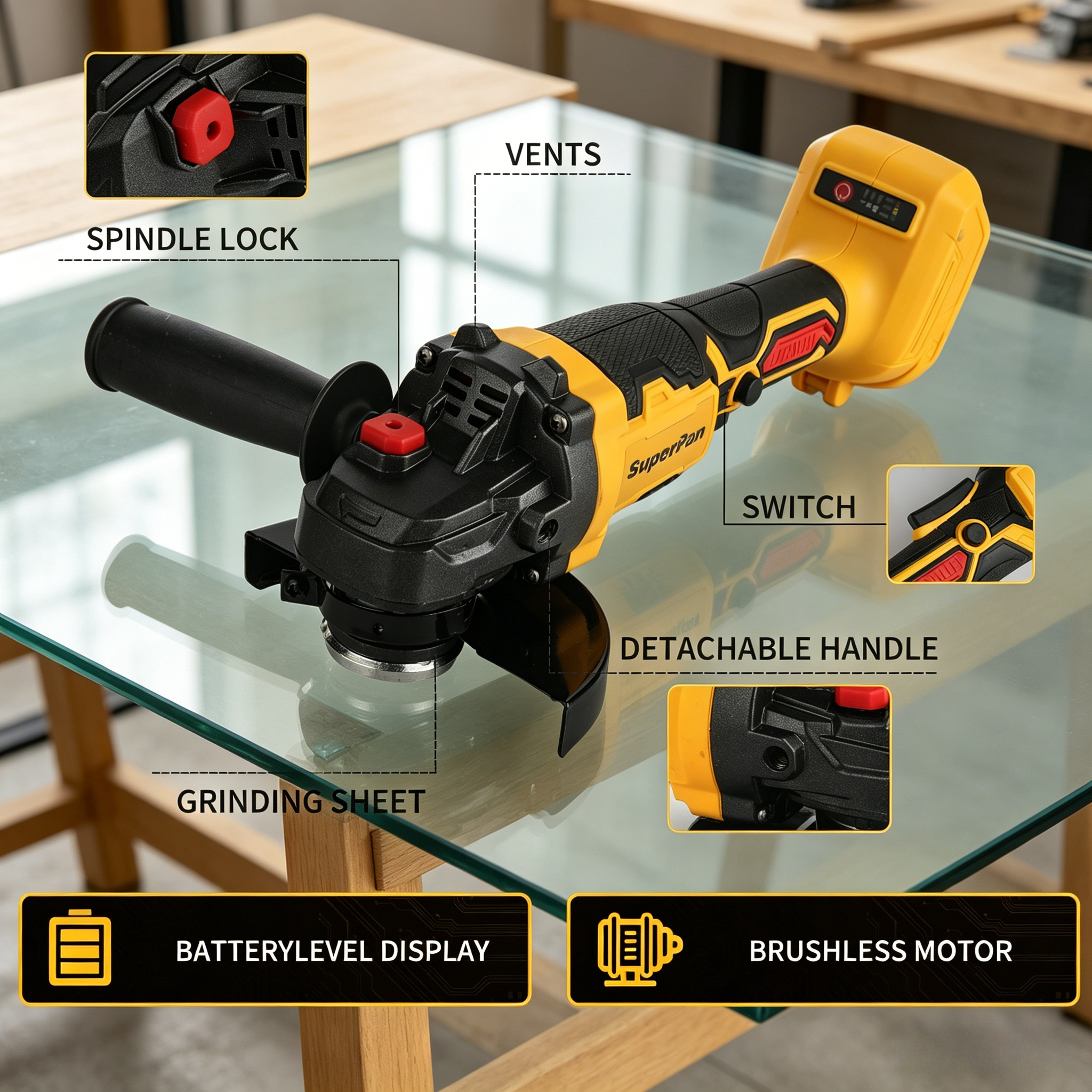 High Speed Angle Grinder, 1000 – Power Tools Dewalt recenzja i cena