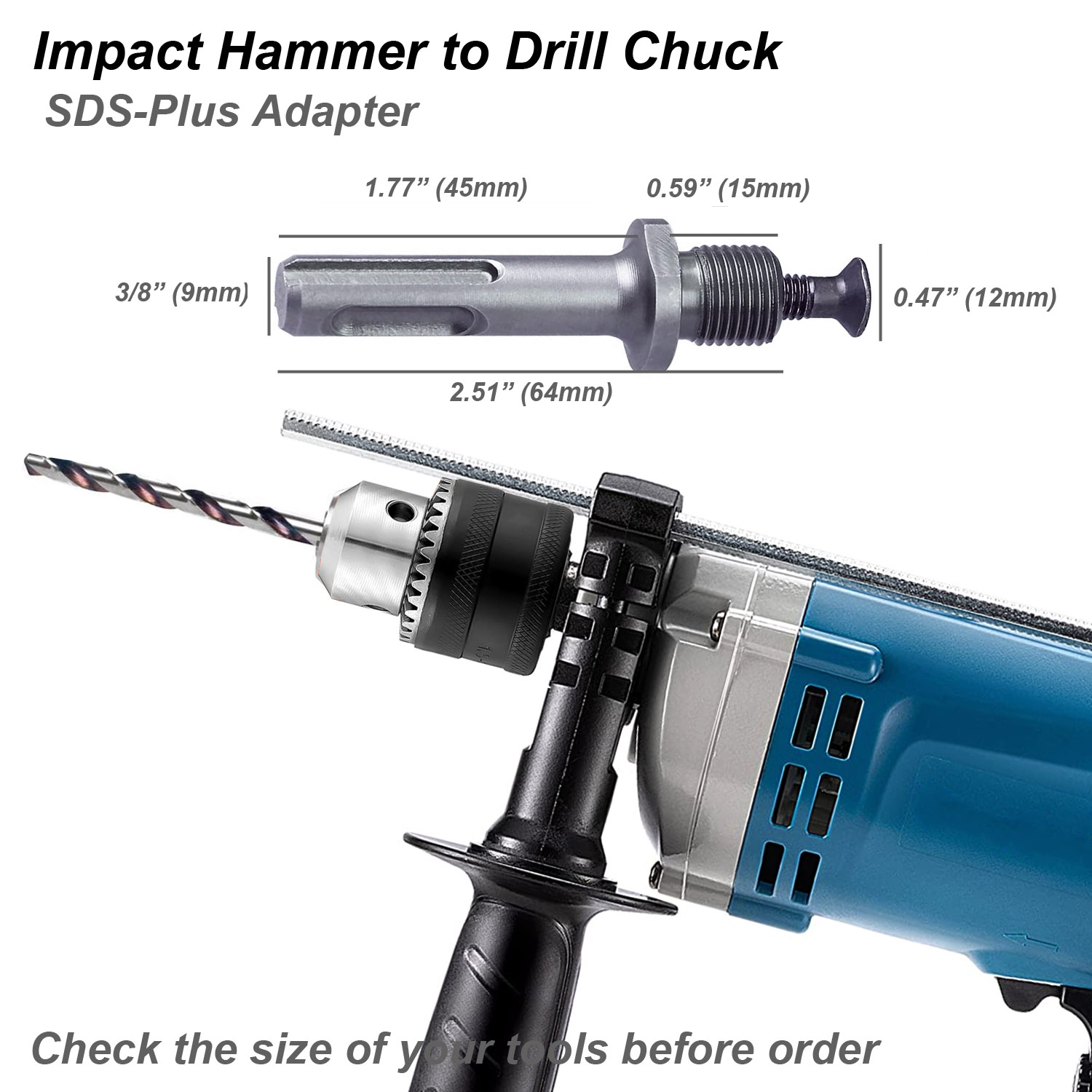 Drill Chuck Converter Adapter  – Power Tools Plus recenzja i cena