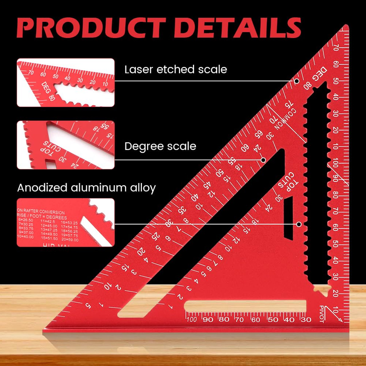 Aluminum Alloy Speed Square Hi – Power Tools Aldi recenzja i cena