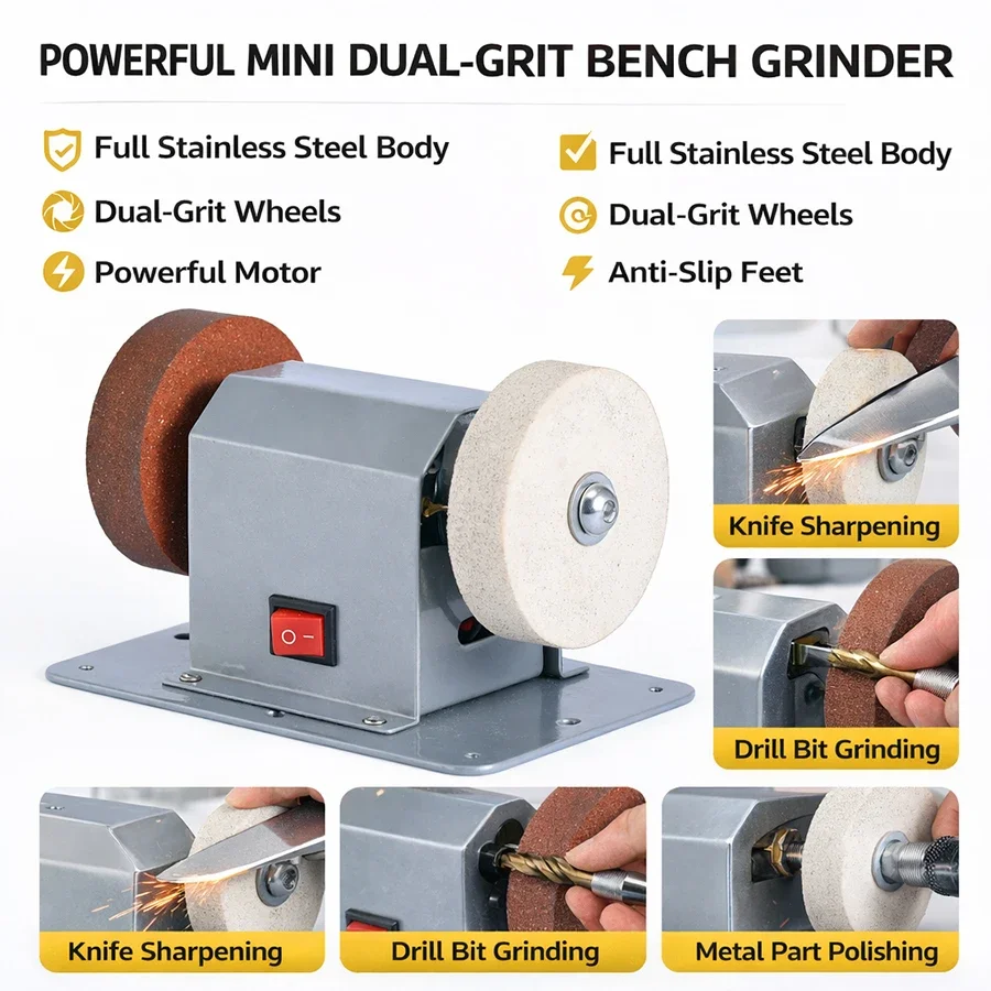 Mini Electric Bench Grinder Sh – Power Tools Grinder recenzja i cena