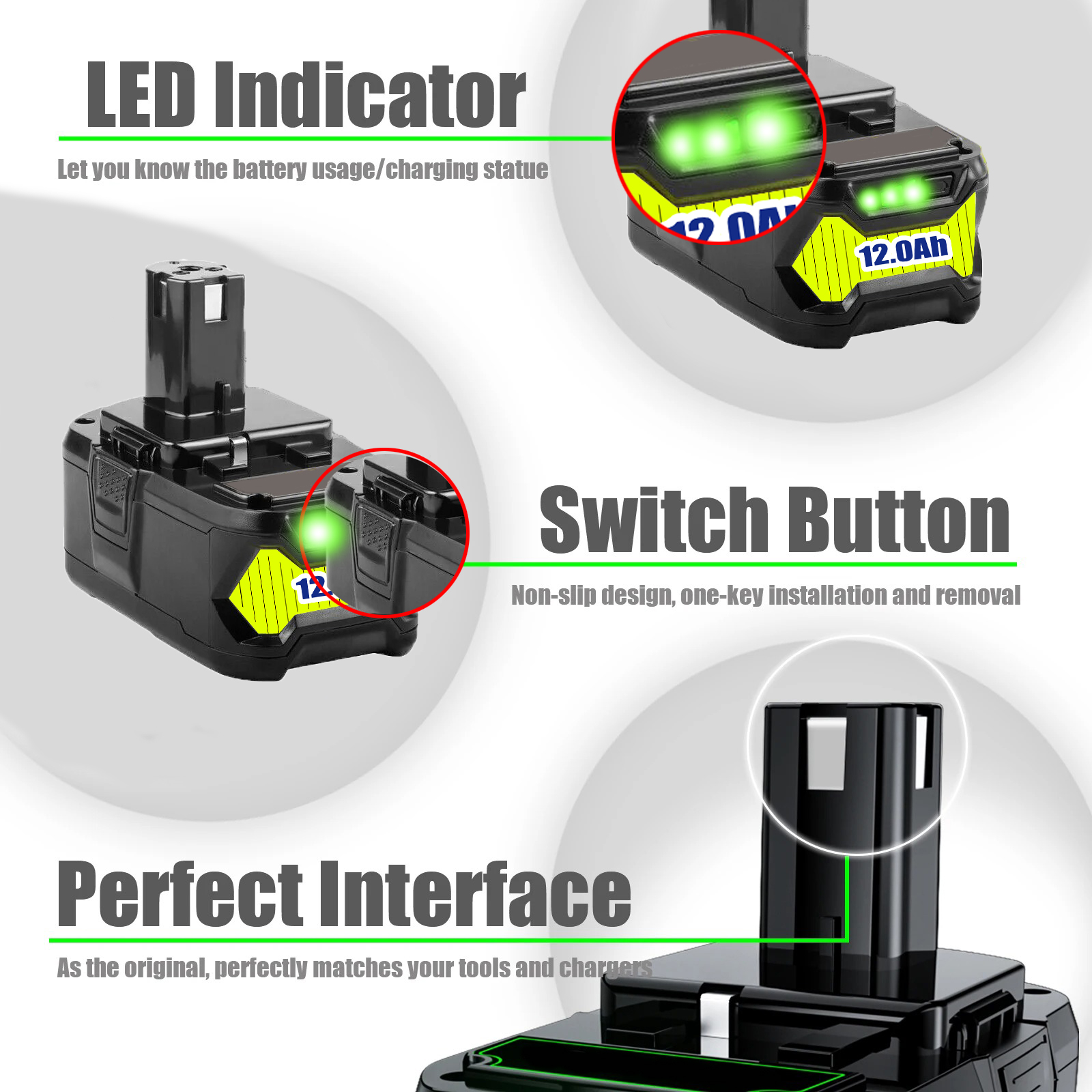 For RYOBI 18V P108 Battery One – Power Tools Plus recenzja i cena