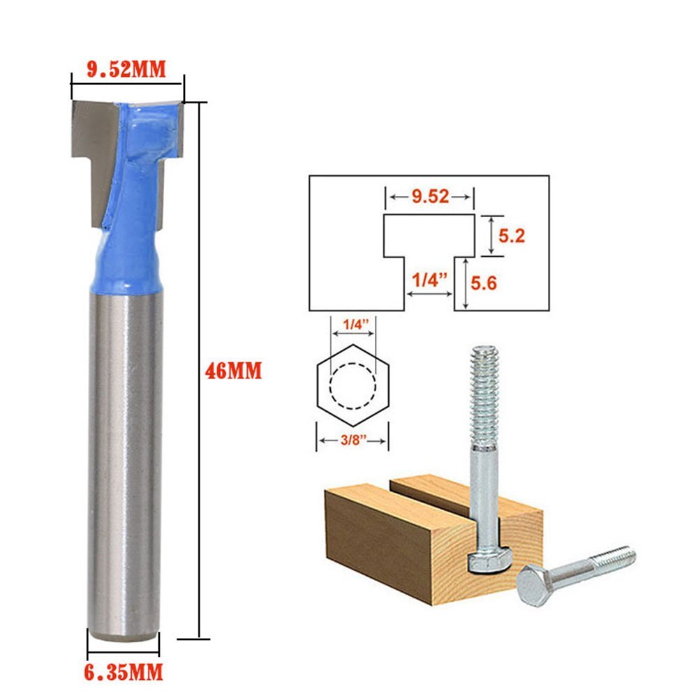 A11I 1/4 inch Shank T-Slot Cut – Power Tools Woodworking recenzja i cena
