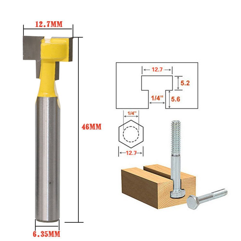 A11I 1/4 inch Shank T-Slot Cut – Power Tools Woodworking recenzja i cena