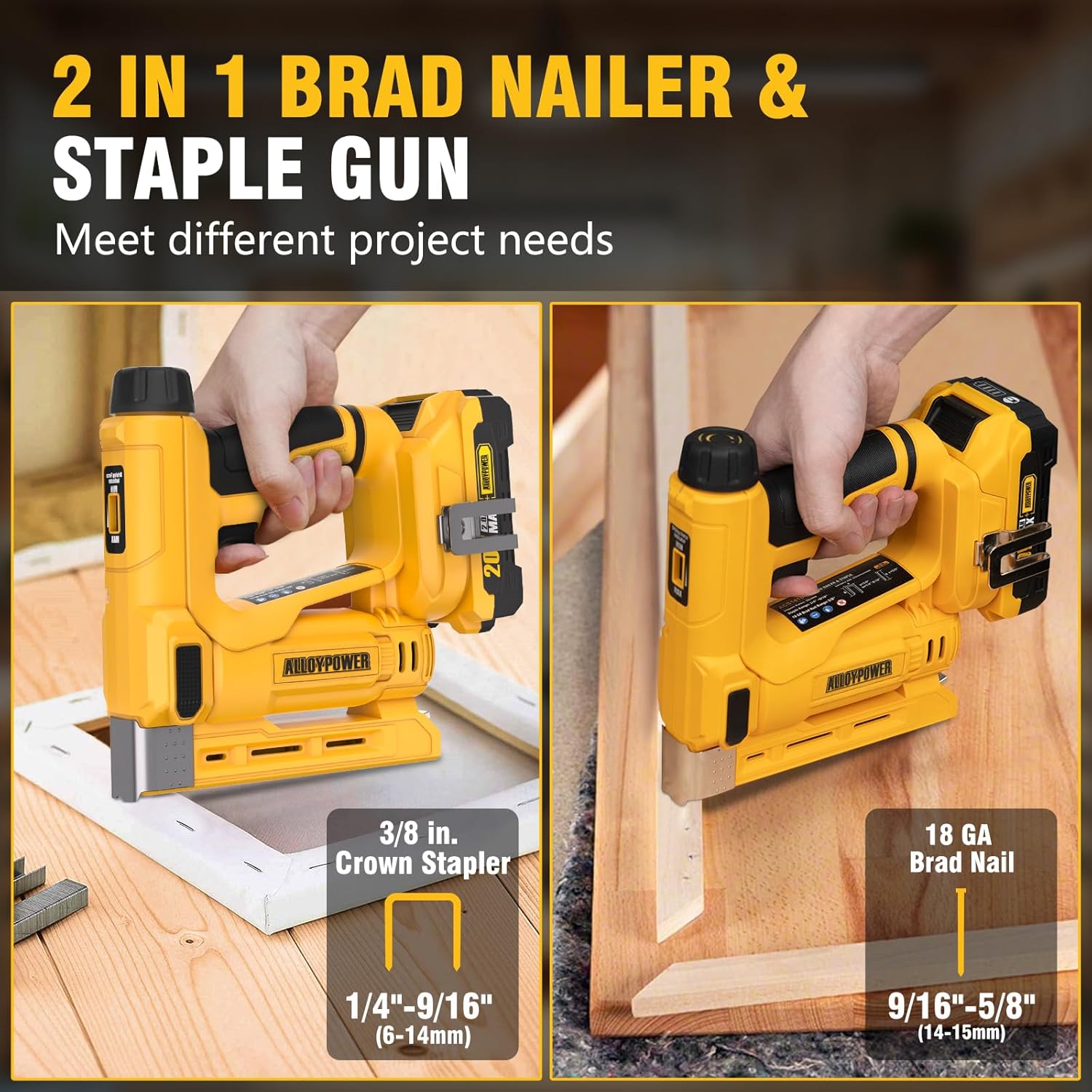 18 Gauge 2 in 1 Cordless Brad  – Nail Gun Brad recenzja i cena