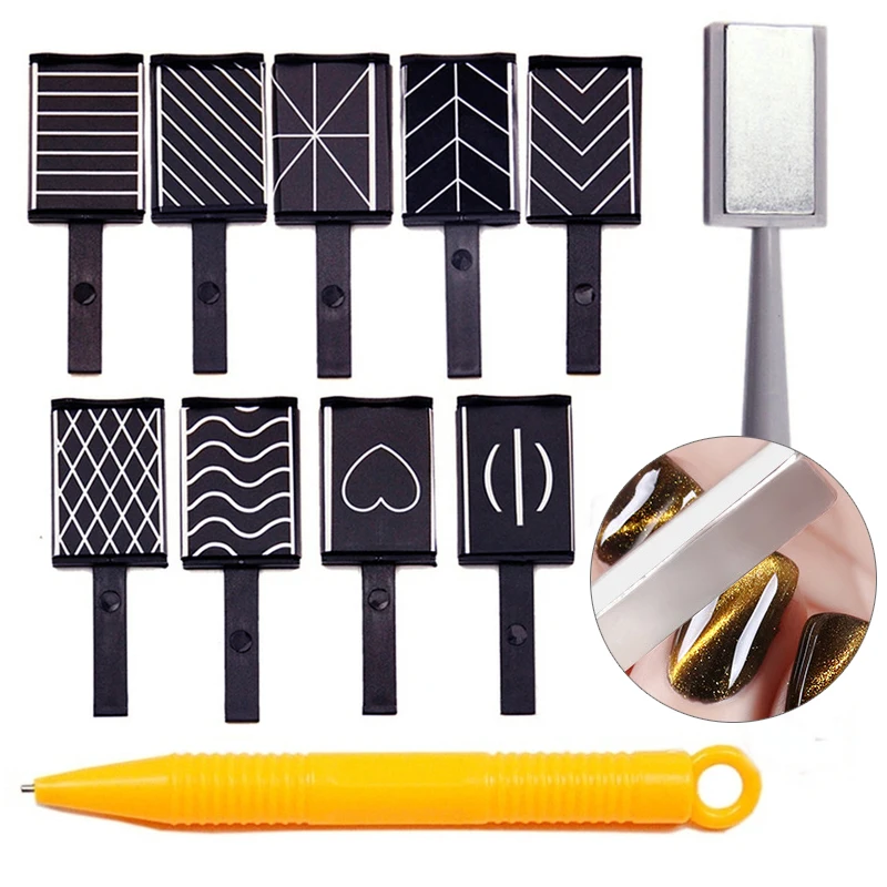 Set of 11 Pcs Nail Art Tools C – Power Tools Cat recenzja i cena