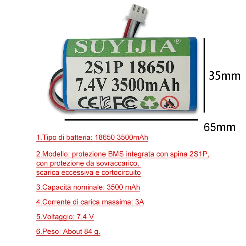 18650 7.4V 3500mAh 2S1P Lithiu – Power Tools Rental recenzja i cena