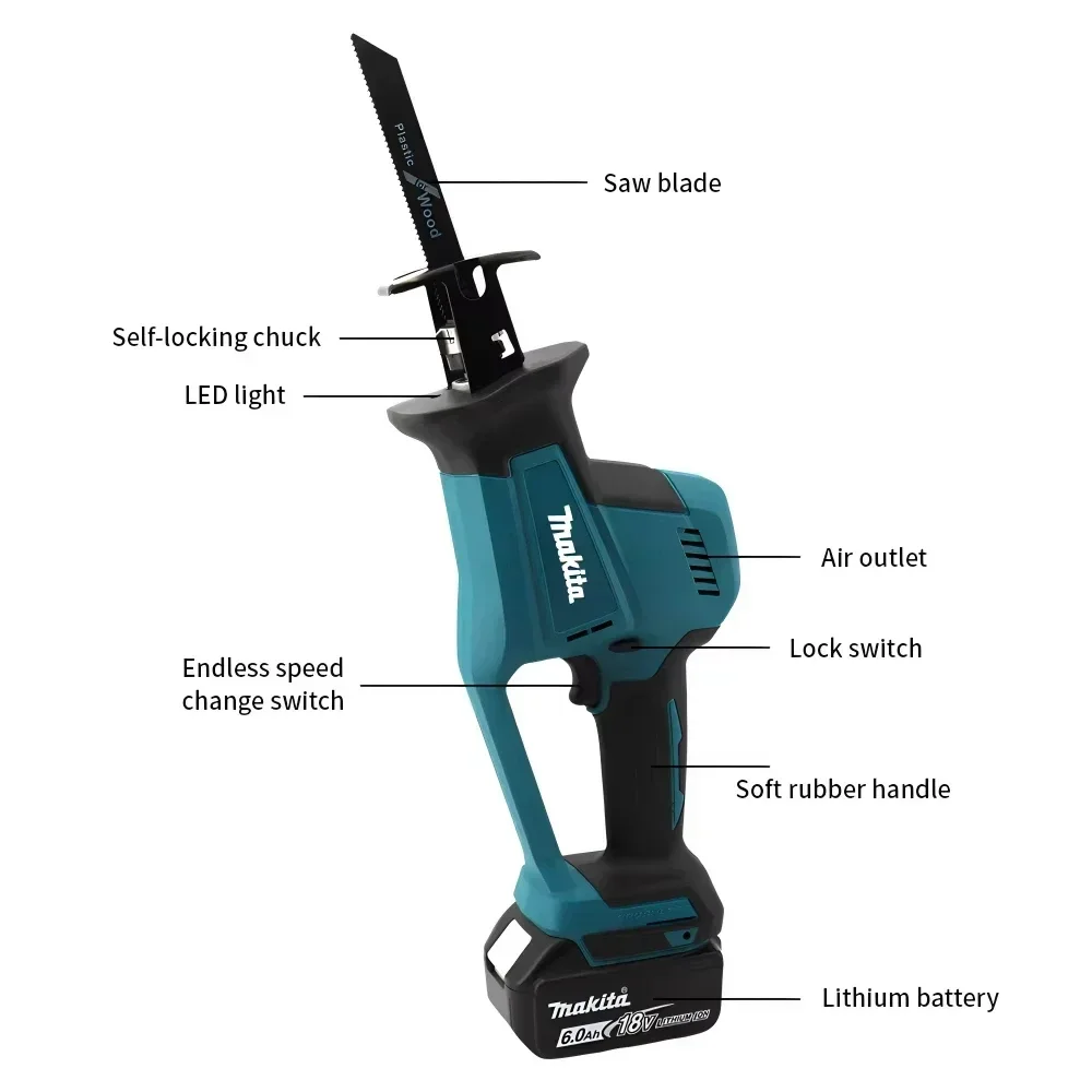 Makita DJR189 18V Cordless Ele – Power Tools Woodworking recenzja i cena