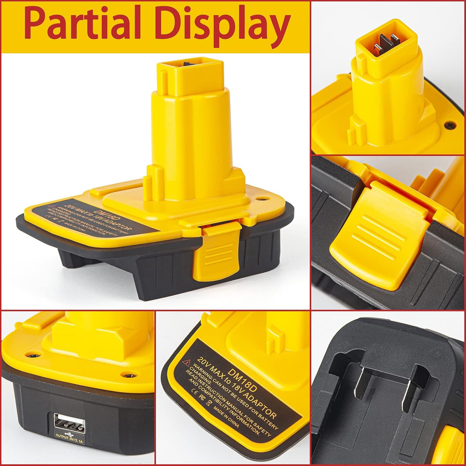 DM18D Battery Adapter with USB – Power Tools Dewalt recenzja i cena