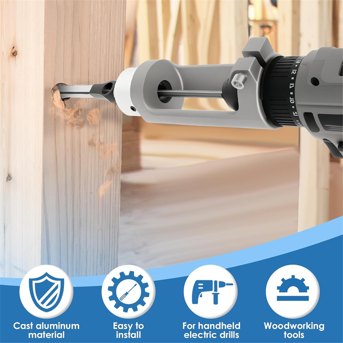 ABNJ Square Hole Drill Bit Ada – Power Tools Woodworking recenzja i cena
