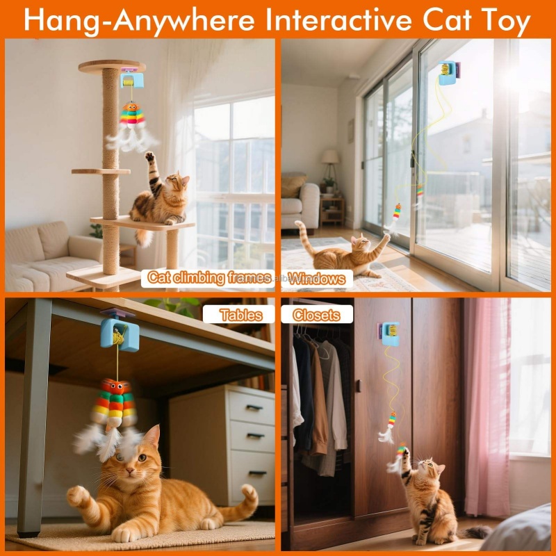 Electric Cat Toy with 2 Ropes  – Power Tools Cat recenzja i cena