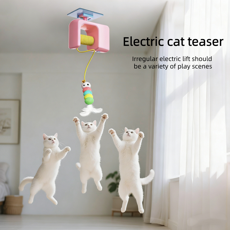Electric Cat Toy with 2 Ropes  – Power Tools Cat recenzja i cena