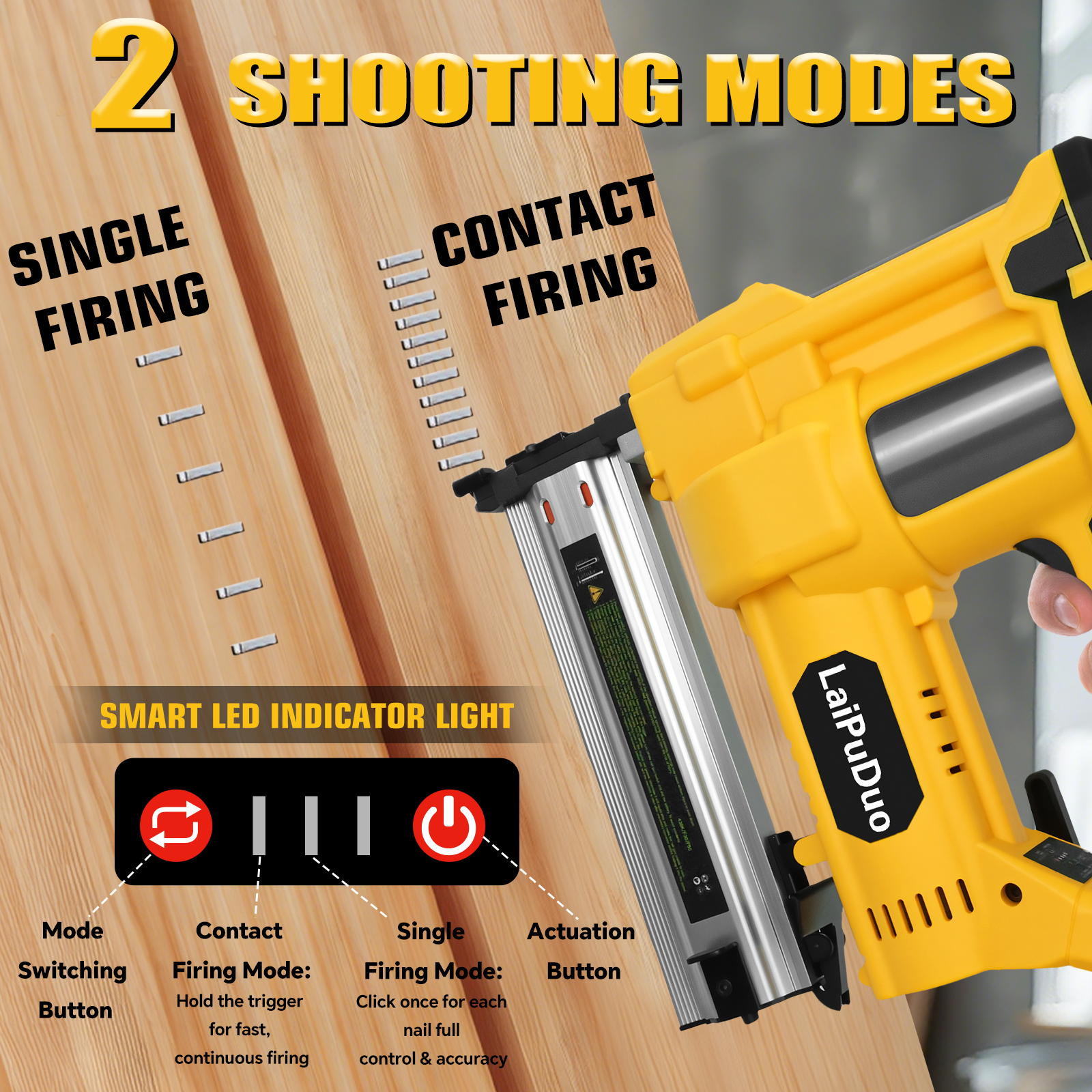 Brushless Electric Brad Nailer – Nail Gun Brad recenzja i cena