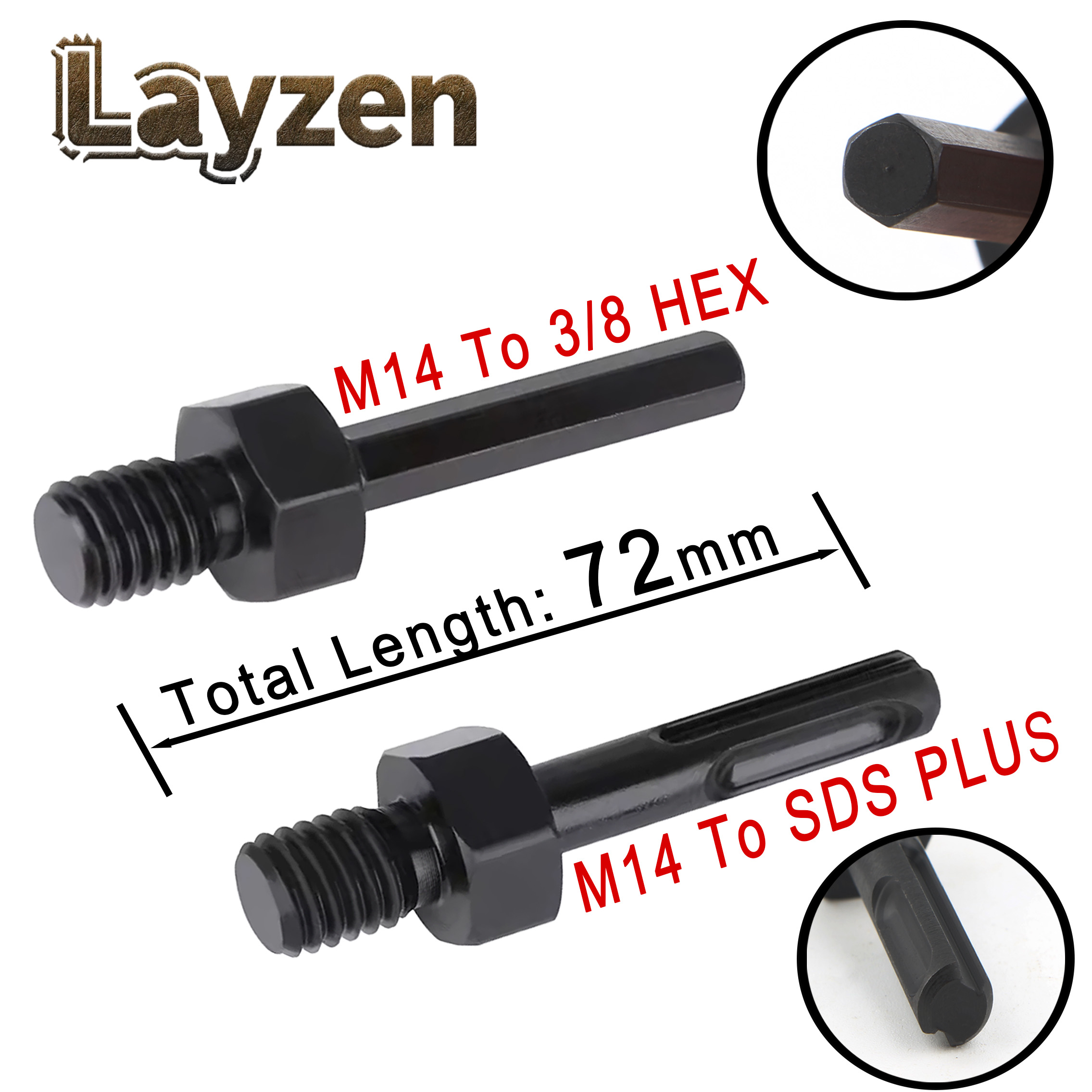 Layzen M14 Thread to 3/8 Hex & – Power Tools Plus recenzja i cena